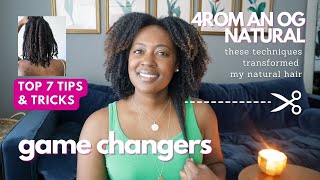 TOP 7 tips &amp; techniques that changed the way I do my natural hair | Game Changers - ALOVE4ME