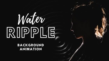 How to Create Water Ripple Effect on Background | Jquery Plugins Tutorial