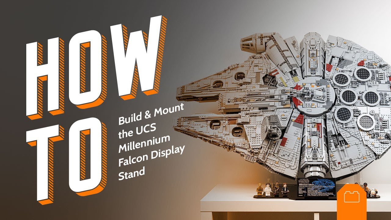 Display stand for LEGO® Star Wars™ Millennium Falcon™ (75257) — Wicked Brick