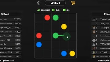 Connect the Dots - How to Complete Beginner Level 3 (Roblox)