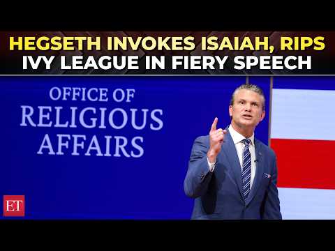 ‘Send me to fight communists, Islamists…’: Secy Hegseth invokes Bible in State of the Force address