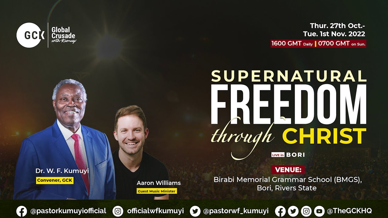 Ministers and Professionals Conference Day 5 Supernatural Freedom GCK