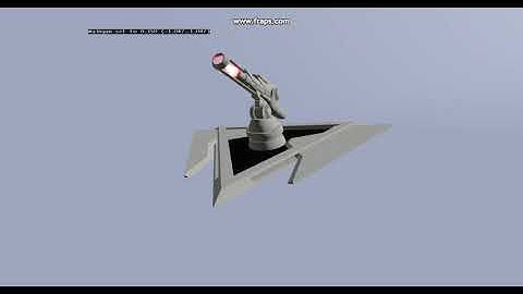 Tiberian Genesis NOD Laser Turret animation preview