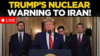 Trump Live: US President Donald Trump Sends CHILLING WARNING to Iran from Oval Office | Netanyahu Net Worth