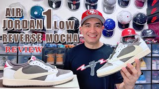 AIR JORDAN 1 LOW TRAVIS SCOTT REVERSE MOCHA REVIEW