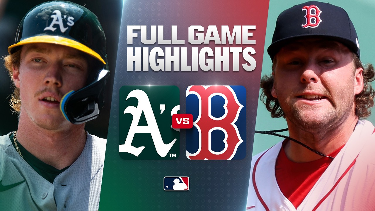 ATHLETICS vs. RED SOX: Official Full Game Highlights (August 9) | 2026 MLB Season