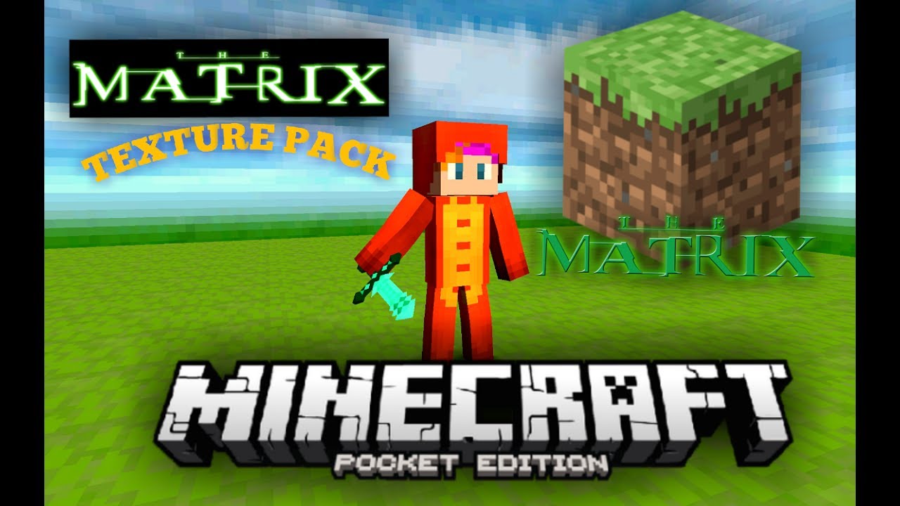 The Matrix Texture Pack in MCPE ! - YouTube