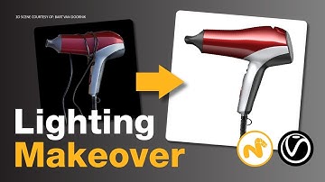 TUTORIAL | Lighting Makeover: Hair Dryer (MODO & V-Ray)