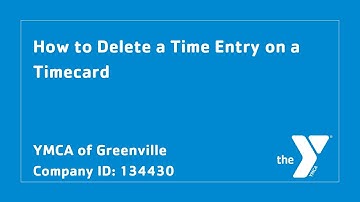 How to Delete a Time Entry on a Timecard