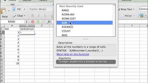 Randomization With Excel