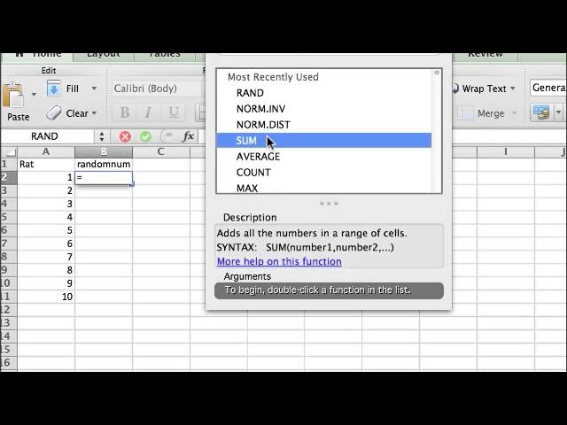 Randomization With Excel