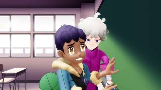 【Pokémon MMD】 English Class (Steven, Hop, Hau and Bede)