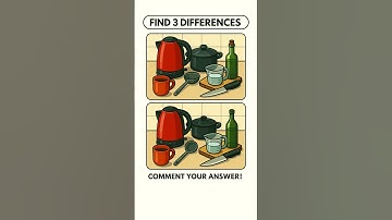 Find 3 Differences? 👀 #spotthedifference #quiz #findthedifference