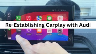 How to Re-Establish CarPlay Connection in Your Audi | Quick & Easy Guide
