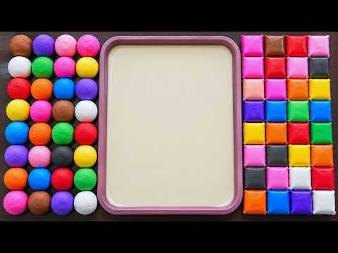 Super Relaxing Clay Mixing into Oobleck ASMR