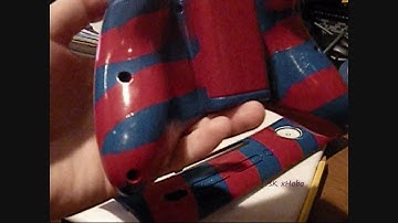 My matching Xbox 360 Faceplate and Controller by sK xHobo