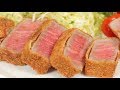Gyukatsu (Deep-Fried Wagyu Beef Cutlets) Recipe with 2 Types of Dipping Sauce | Cooking with Dog