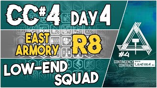 CC#4 Day 4 - East Armory Risk 8 | Low End Squad |【Arknights】