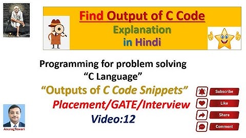 Output of C program | viral Interviews | GATE | AKTU |  Recursion | @anuragtewaricprogrammingin5883