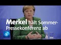Sommer-Pressekonferenz von Bundeskanzlerin Merkel