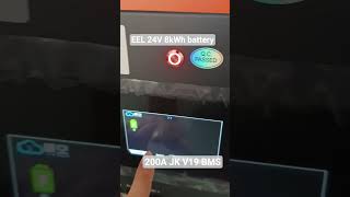 24V 8kWh Home Energy Storage Battery Factory Test | JK 200A V19 BMS