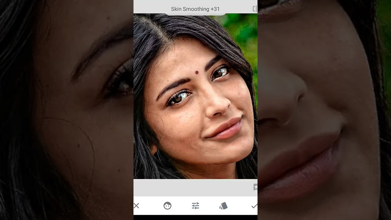 Snapseed face Smooth and clean editing 
