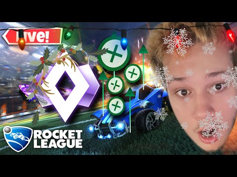 COZY CHISRTMAS STREAM ROCKET LEAGUE LIVE CHAMPION IMPORVING STREAM! Chat/hangout/play