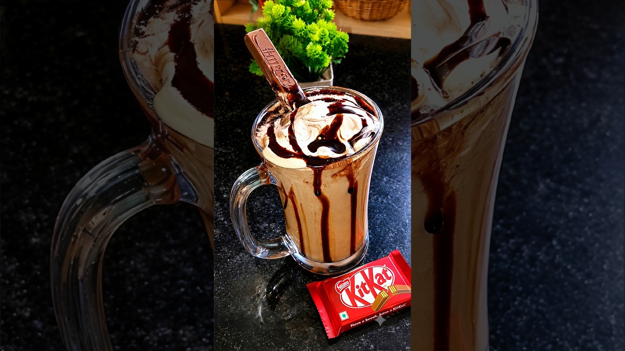 KitKat Shake 🍫🧋#shorts #youtubeshorts #shake #recipe #kitkat