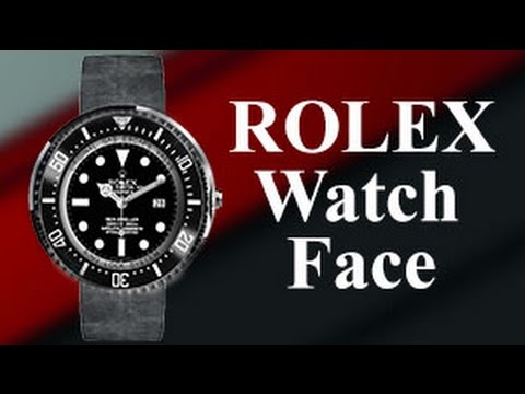 rolex watch faces on facer