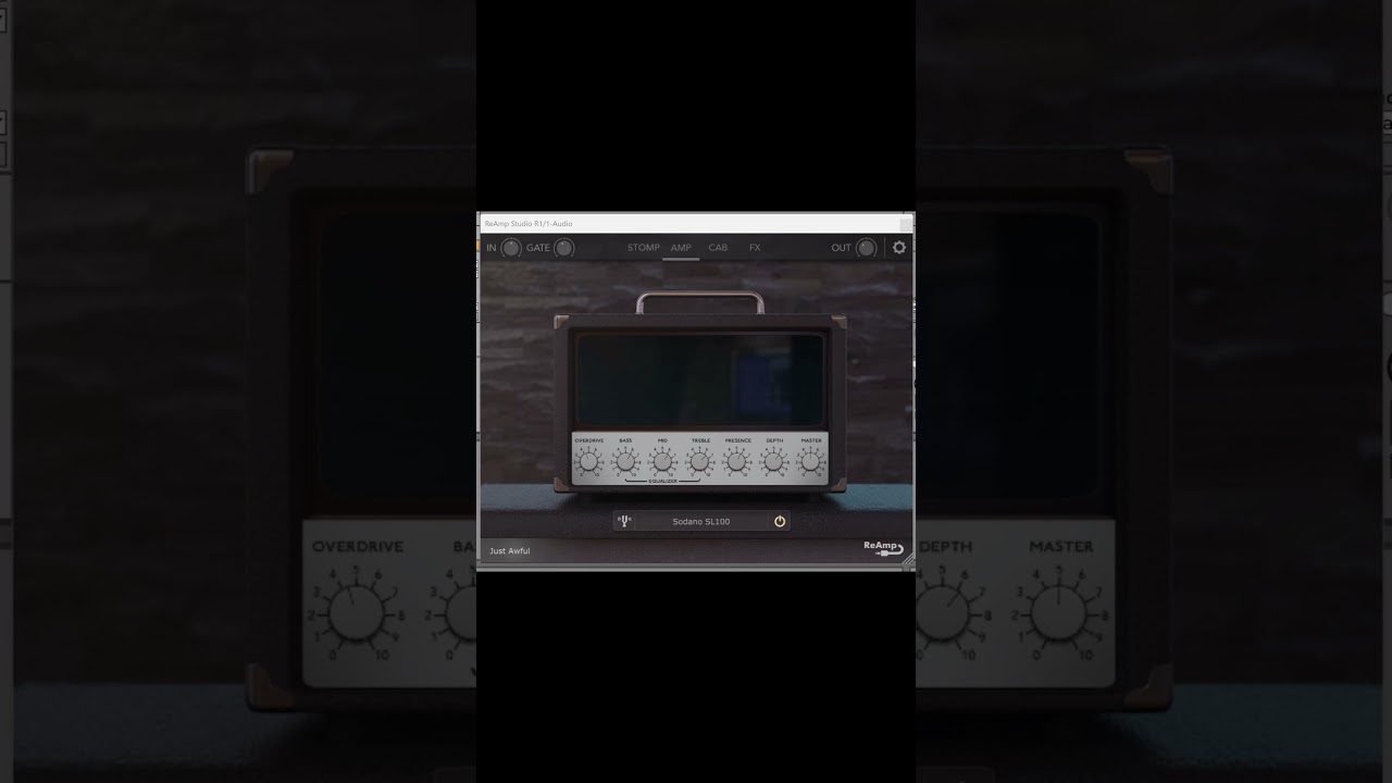 Reamp Studio Soldano SL100 Marshall 1960 AV V30 Compressor Chorus Delay 