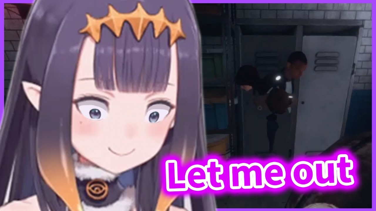 Ina accidentally starts an 𝙊𝙍𝙂𝙔 while hiding inside a Locker【Ninomae Ina'nis / HololiveEN】