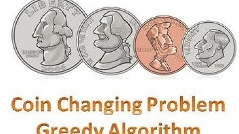 Coin change Problem || The greedy algorithm ||  Python