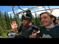 BC CUP DH - Big White Canada with my buddy ex pro skier Robbie Dixon !!