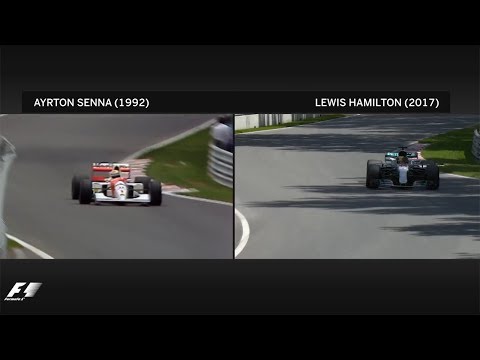 Hamilton and Senna Take Pole in Montreal 25 Years Apart