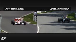 Hamilton and Senna Take Pole in Montreal 25 Years Apart