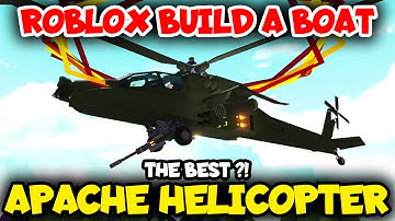 The Best Apache Helicopter in Roblox Build a Boat for Treasure ?! by @redisred4922