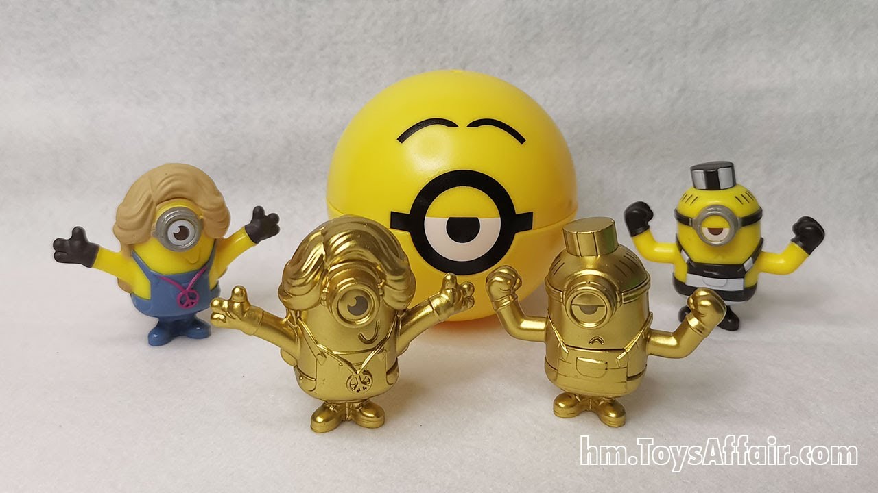 How To Get Golden Minions From The Happy Meal Toys Minions The Rise Of Gru Youtube