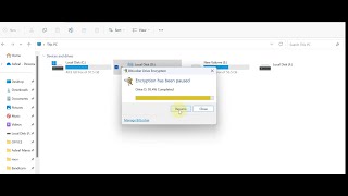How to resume BitLocker Encryption process when it stuck | BitLocker process ko aage kese badae |