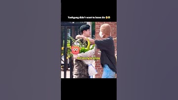 Taejin: Taehyung didn’t want to leave Jin 😭 #taejin #jin #bts #taehyung #btsshorts #ytshorts