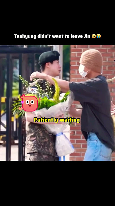 Taejin: Taehyung didnโt want to leave Jin ๐ญ #taejin #jin #bts #taehyung #btsshorts #ytshorts