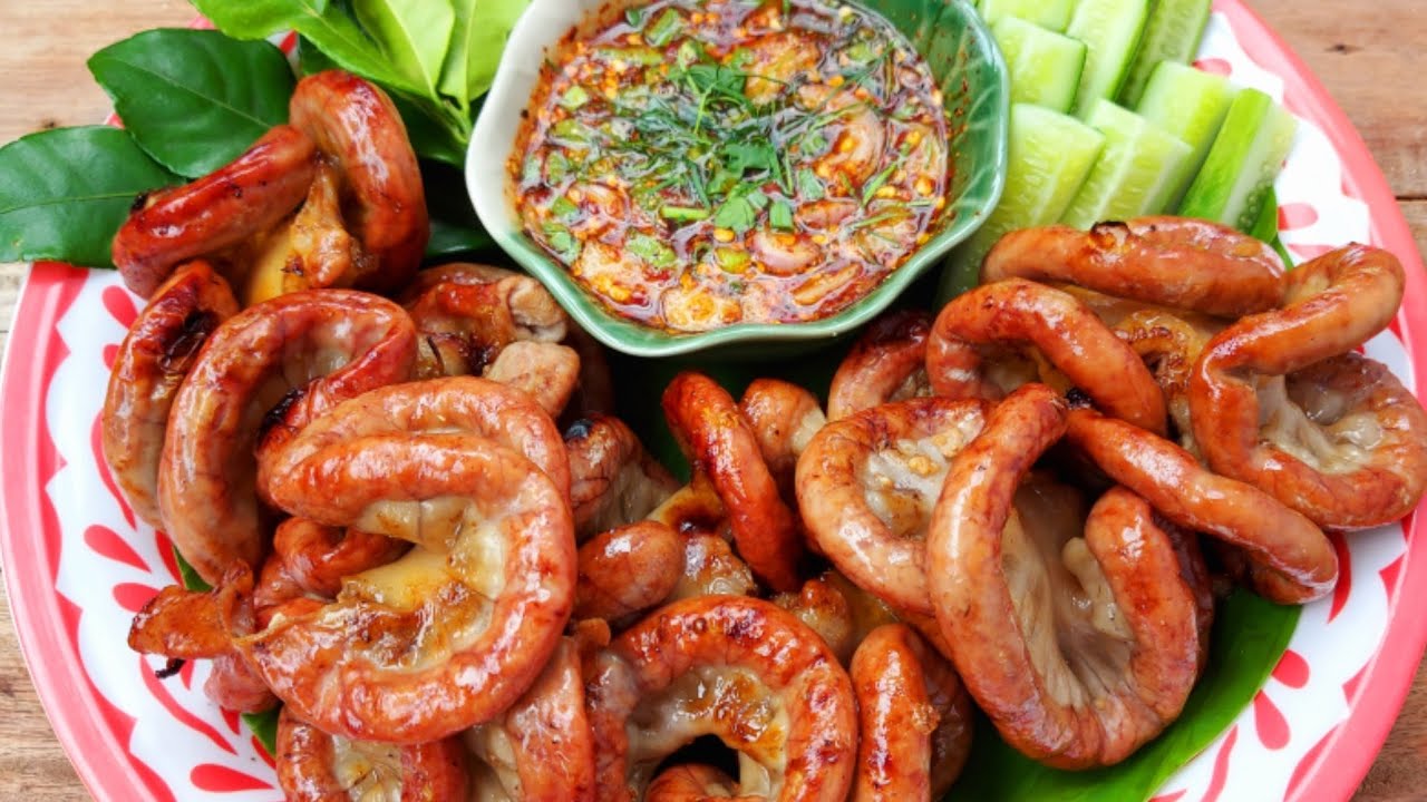 วิธีทำใส้อ่อนย่างง่ายๆไม่เหนียวไม่เหี่ยวแห้ง น้ำจิ้มแจ่วมะขามรสเด็ด/ครัวกัณฐมณี channel