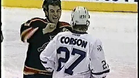 Todd Simpson vs Shayne Corson