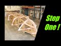 How to build a plywood kit boat !!  Step # 1   "The Building Form"