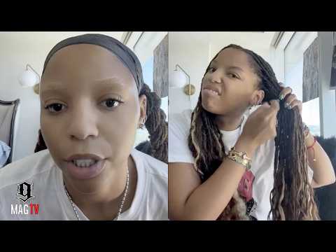 "U Messin Up" Chloe Bailey Claims She Stays Rich By Doing Her Own Hair & Eyebrows! 💁🏽‍♀️