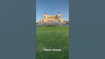 Wonderful Piazza Venezia building in central Rome #travel #video #music #architecture #italy