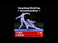 Hong Kong World Cup 2024 SMF - L4 - Tommaso Marini ITA v Guillaume Bianchi ITA