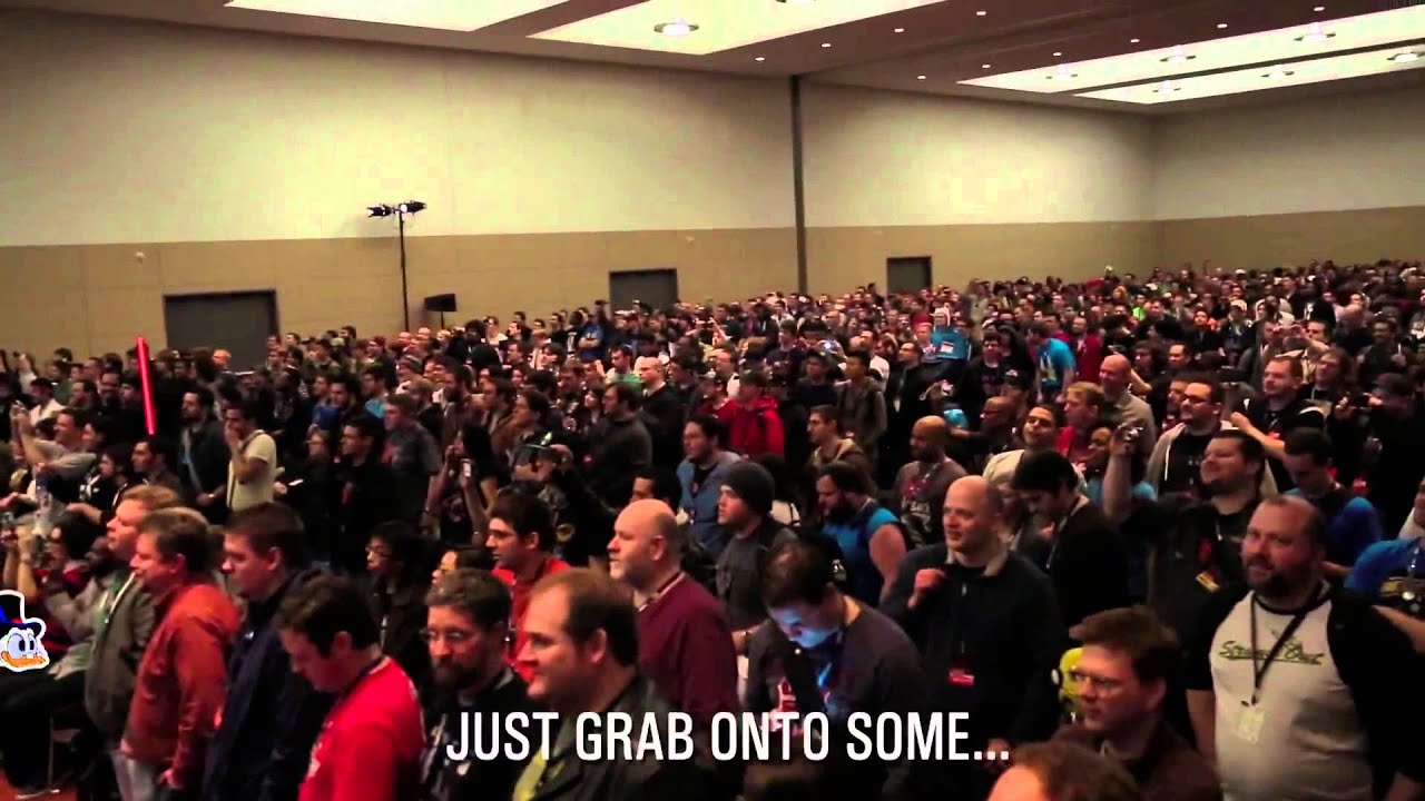 DUCKTAILS REMASTERED PAX 2013 Reveal Audience Reaction & singalong