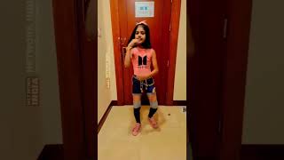 Tiya Kutty In Bts Mood Stylish Dance Performance