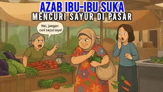 PUNISHMENT OF MOTHERS WHO LIKE TO STEAL VEGETABLES AT THE MARKET | PUNISHMENT ANIMATION