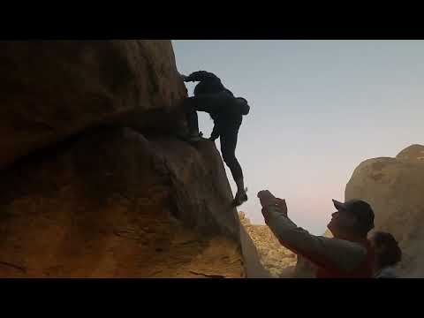 Beta Video for climb Dodging Bullets v9, Joshua Tree